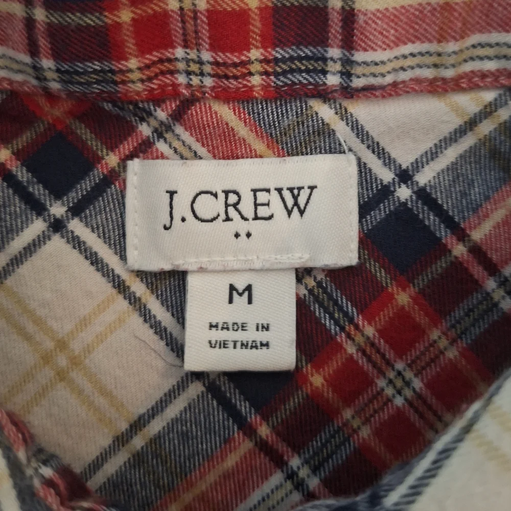 J.CREW BUNDLES  Navy and Red Plaid Button Down Shirts
